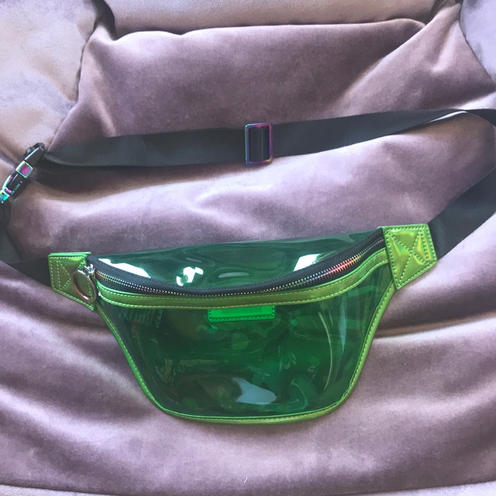 Clear green fanny pack!